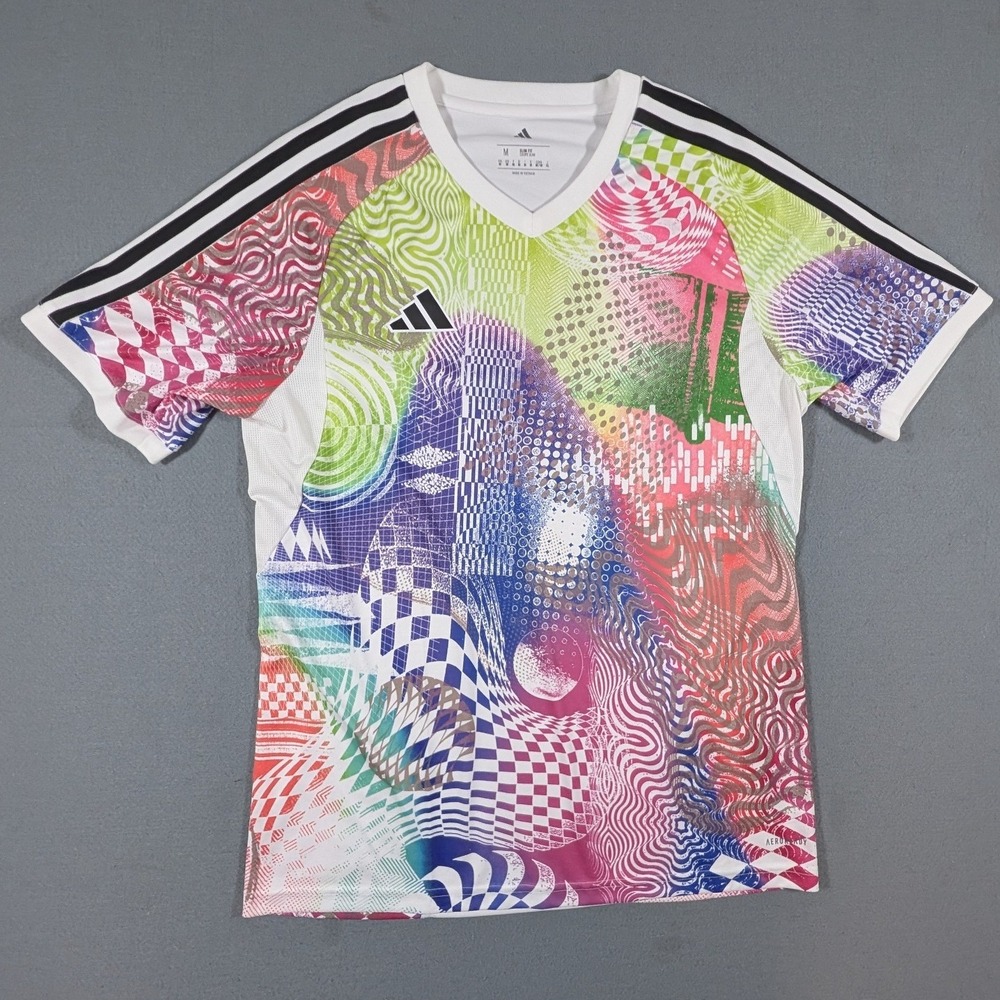 Adidas x Jeremy Scott Pride‎ Tiro Jersey Mens Medium Slim Fit Soccer Abstract